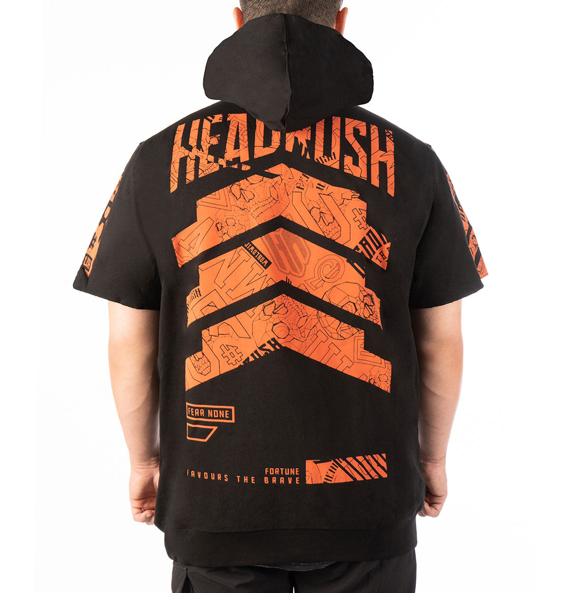 The Stand Ready cut off sleeves hoodie