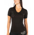 The black Manta v-neck t-shirt