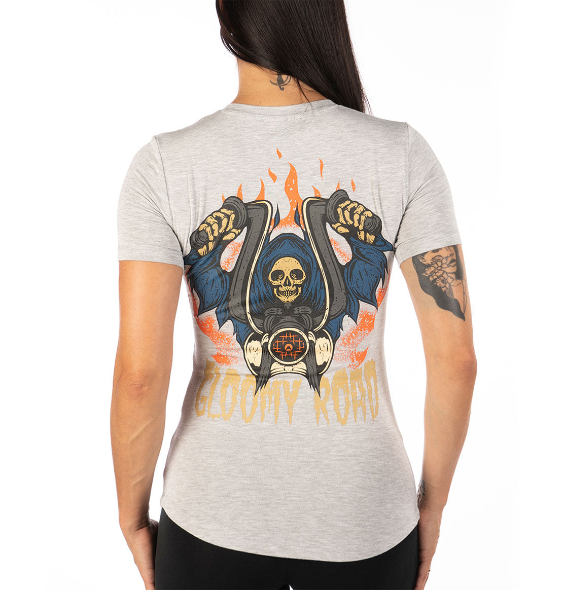Gloomy Road v-neck t-shirt