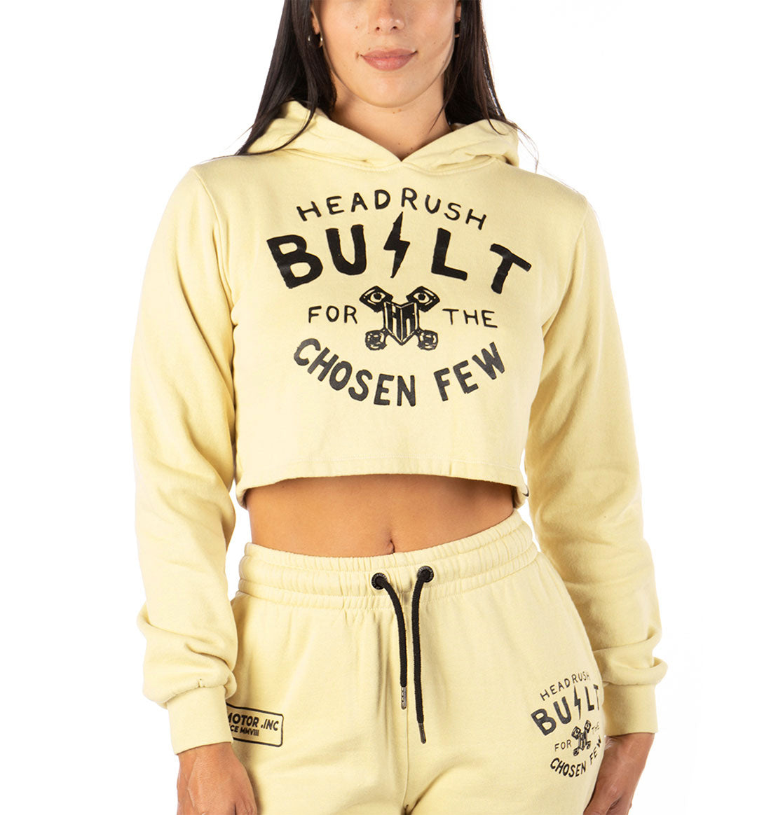 Built 2 Last cropped hoodie