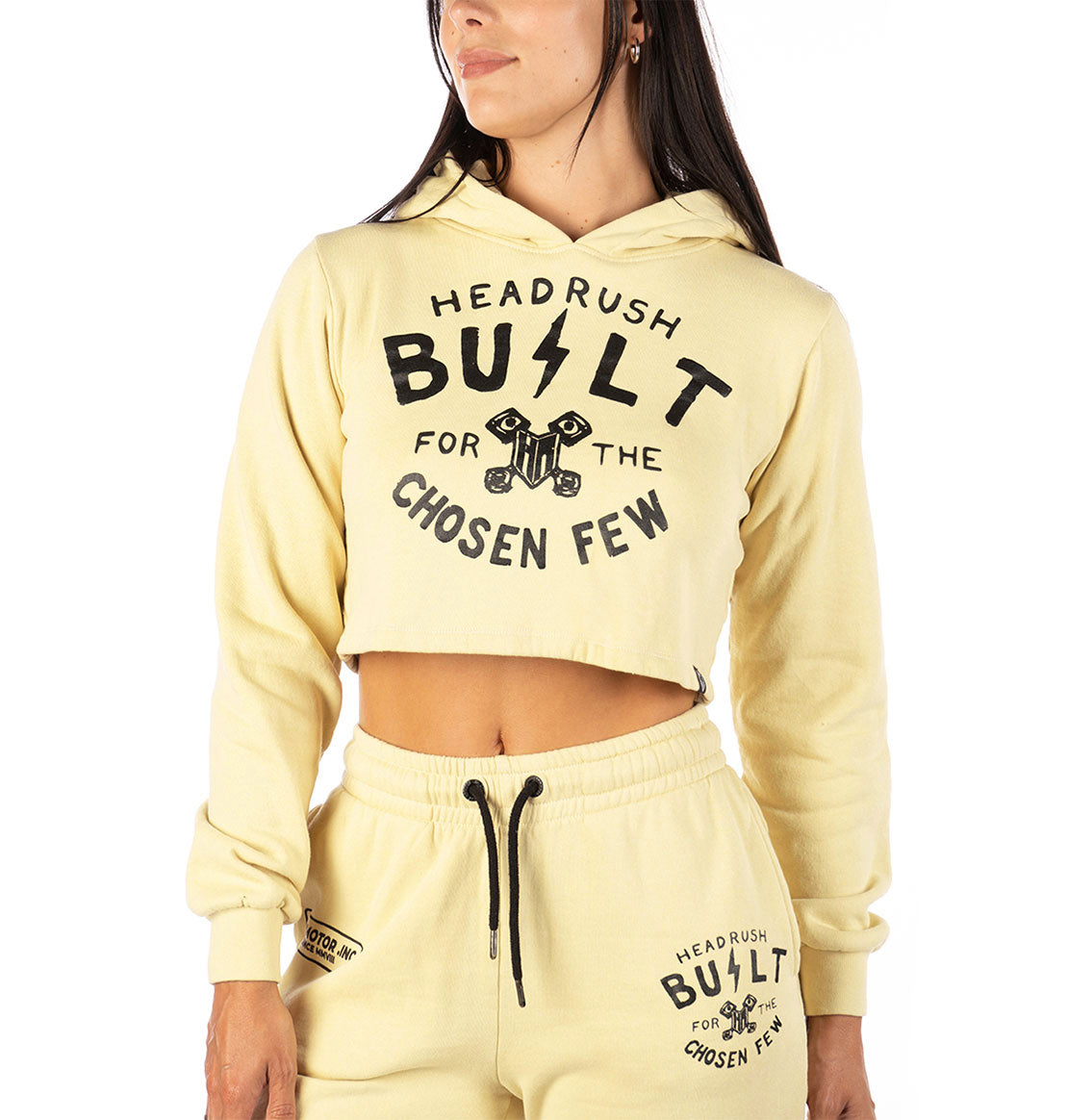 Built 2 Last cropped hoodie