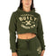 Built 2 Last cropped hoodie