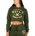 Built 2 Last cropped hoodie
