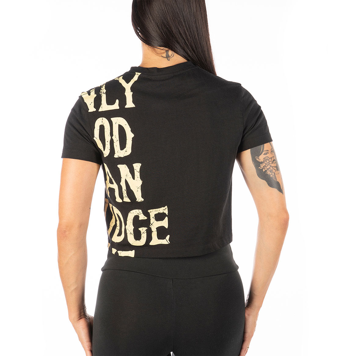 The masked Vigilante cropped t-shirt