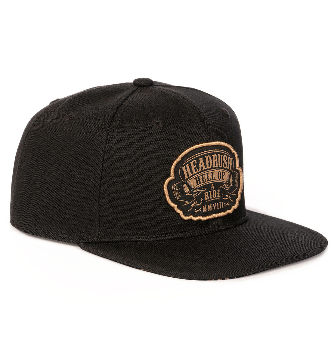 The Biker Wings flat brim snapback