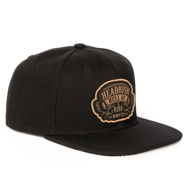 The Biker Wings flat brim snapback
