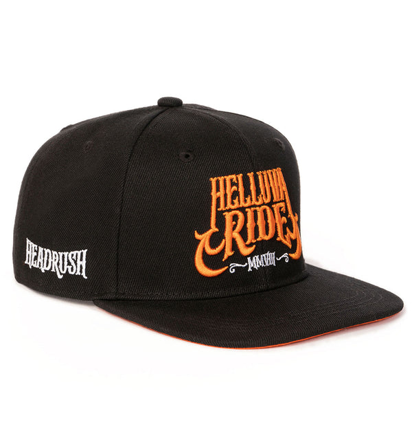 The Death Ride flat brim snapback