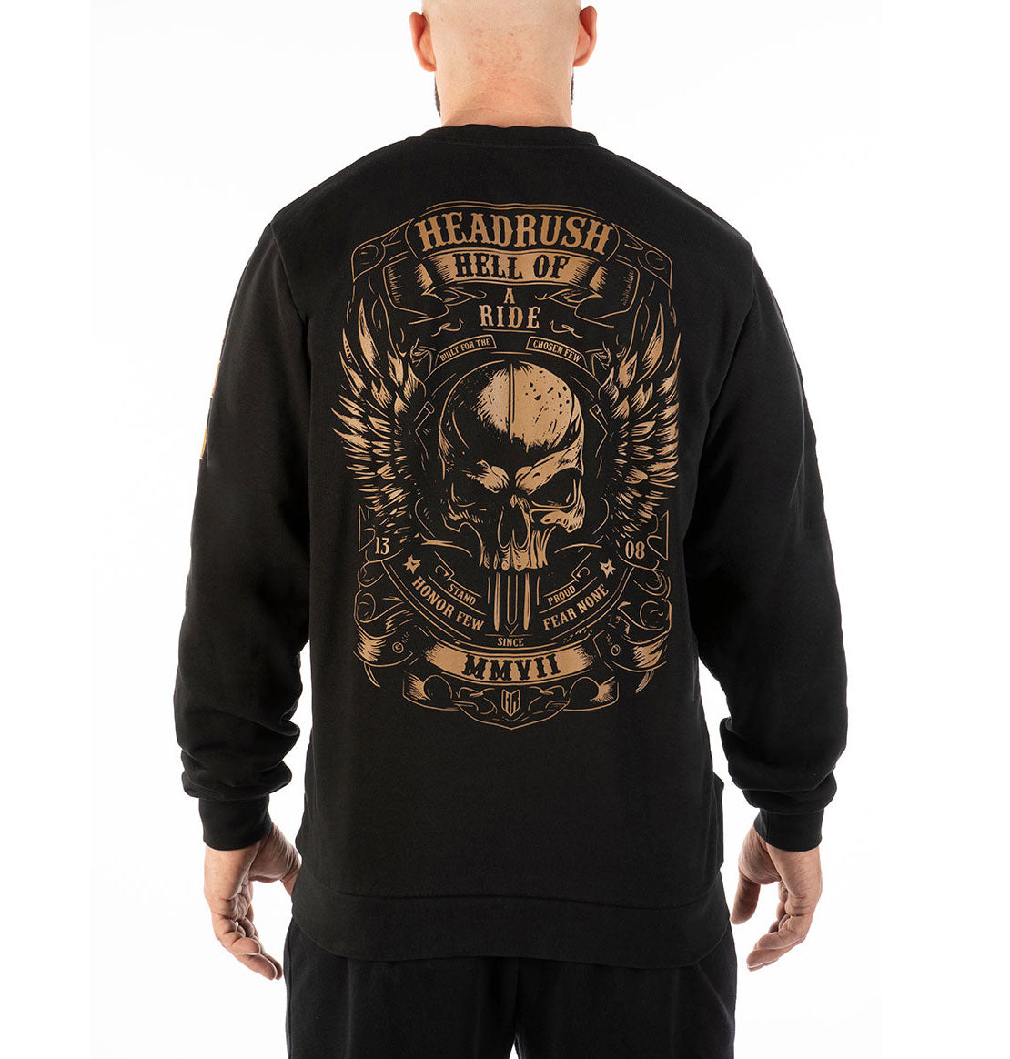 Biker Wings pull-over crewneck