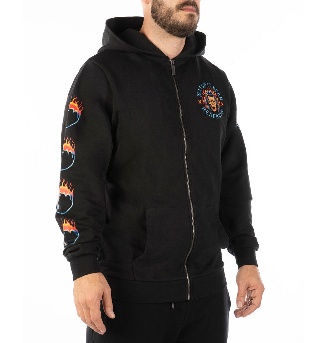 Watch It Burn zip-up hoodie
