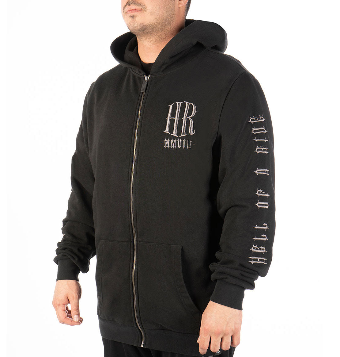 Hell Wings zip-up hoodie