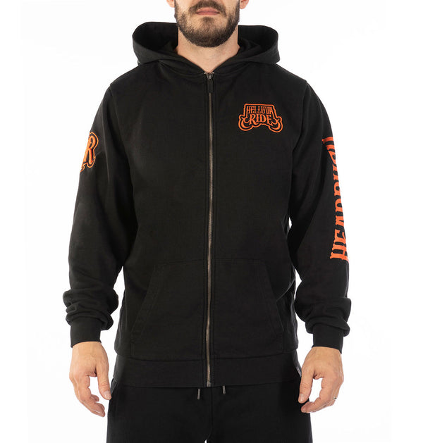 Death Ride zip-up hoodie
