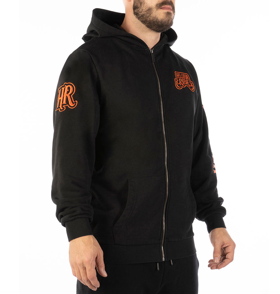 Death Ride zip-up hoodie