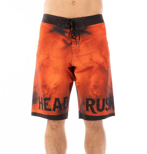 Head Over Flames board shorts