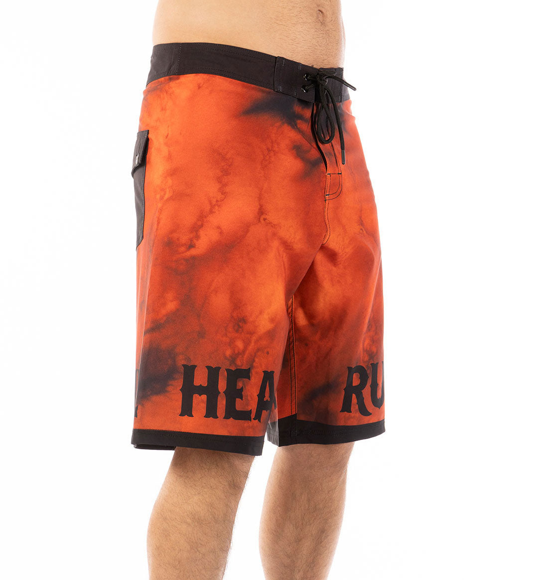 Head Over Flames board shorts