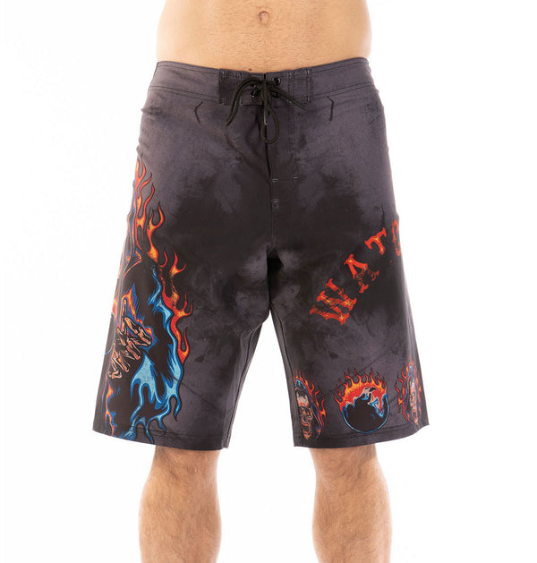 Watch It Burn board shorts