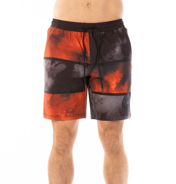 Head Over Flames swim shorts