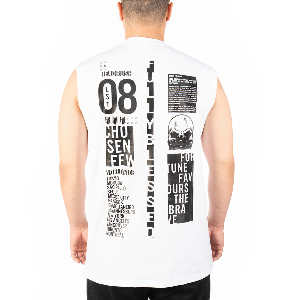 Worldwide Warriors sleeveless tee
