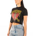 Love 2 Death cropped t-shirt