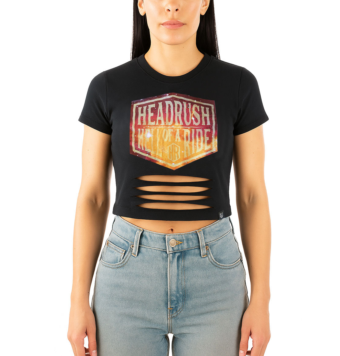 FLAMIN' HOT RIDE cropped t-shirt