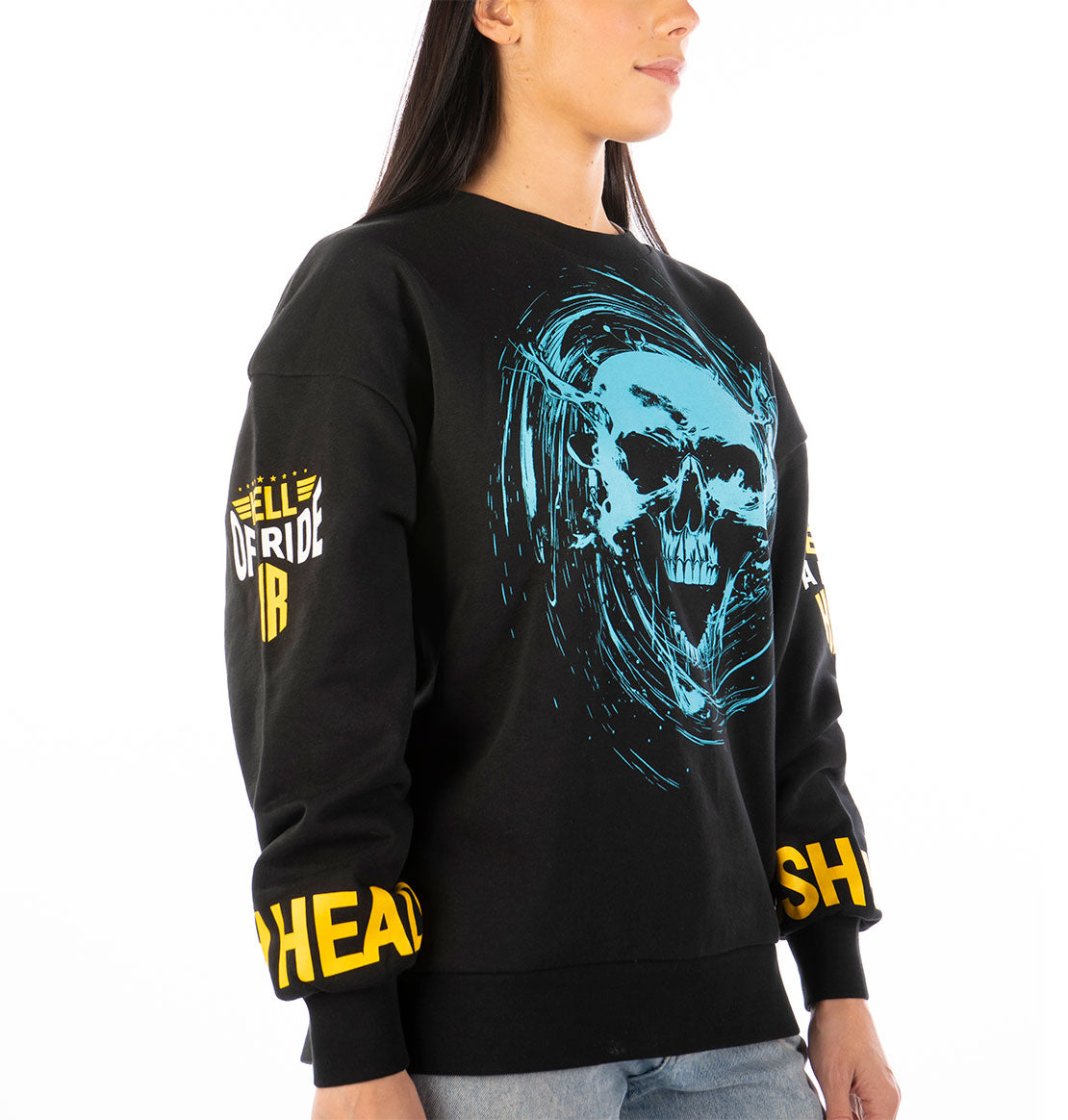 Tornado Skull pull-over hoodie
