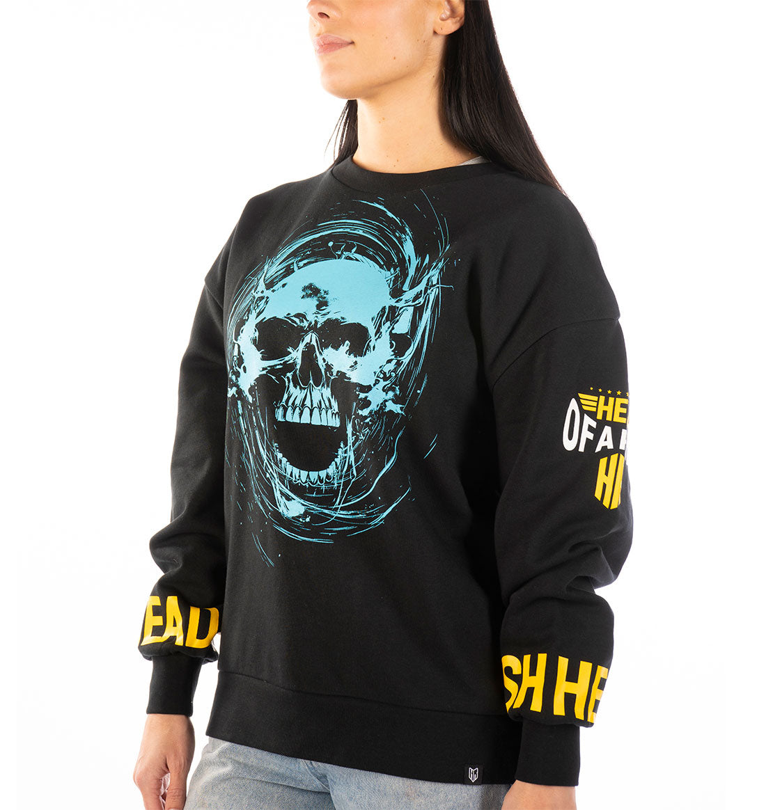 Tornado Skull pull-over hoodie