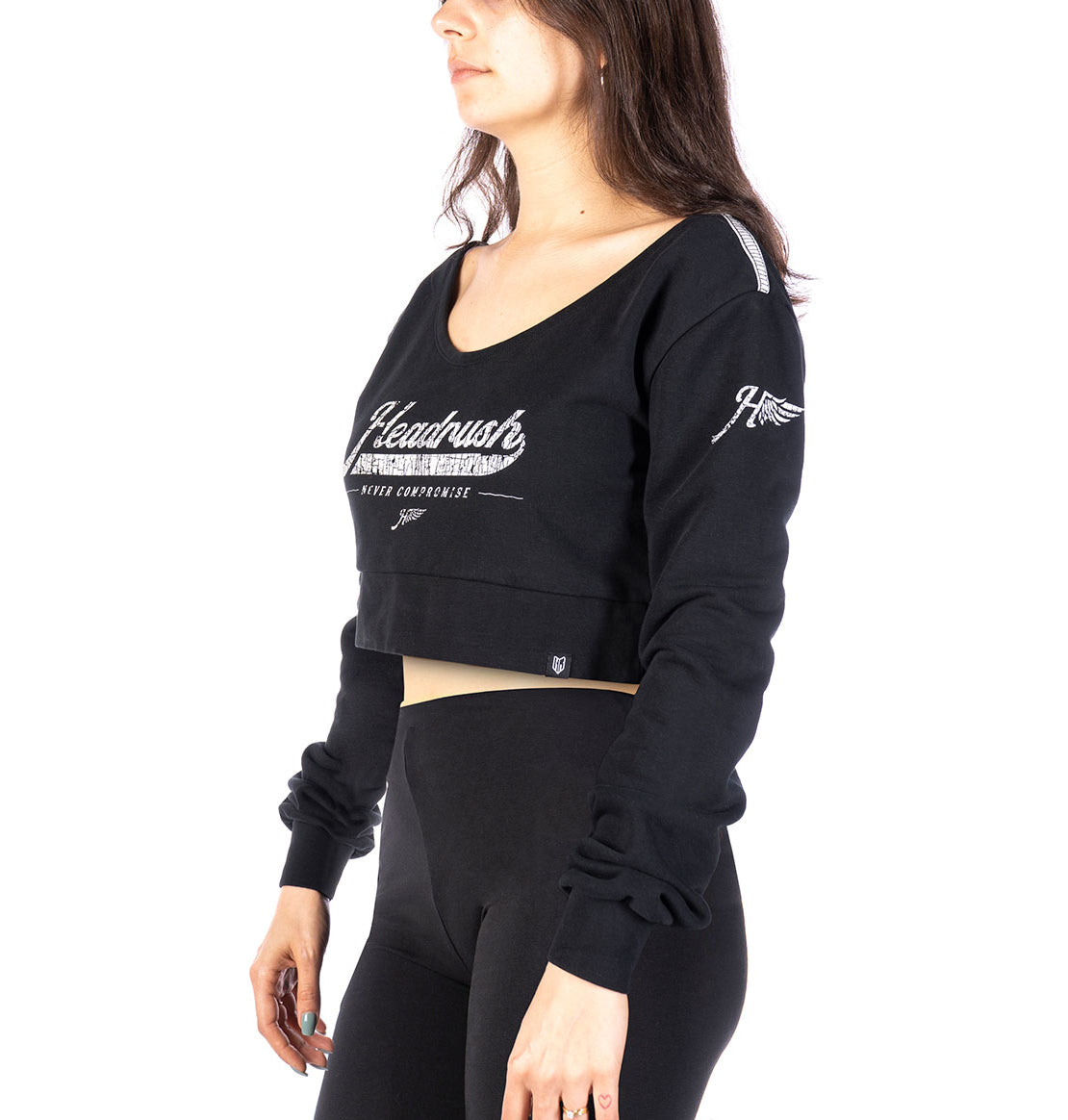 Angel Wings v-neck sweatshirt