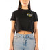 Tornado Skull cropped t-shirt