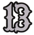 BIG 13 Iron-on patch