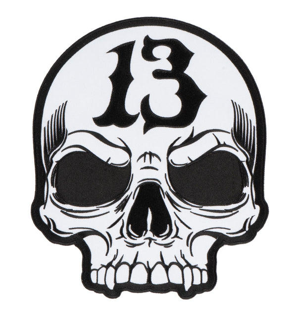 BIG 13 SKULL Iron-on patch