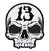 BIG 13 SKULL Iron-on patch