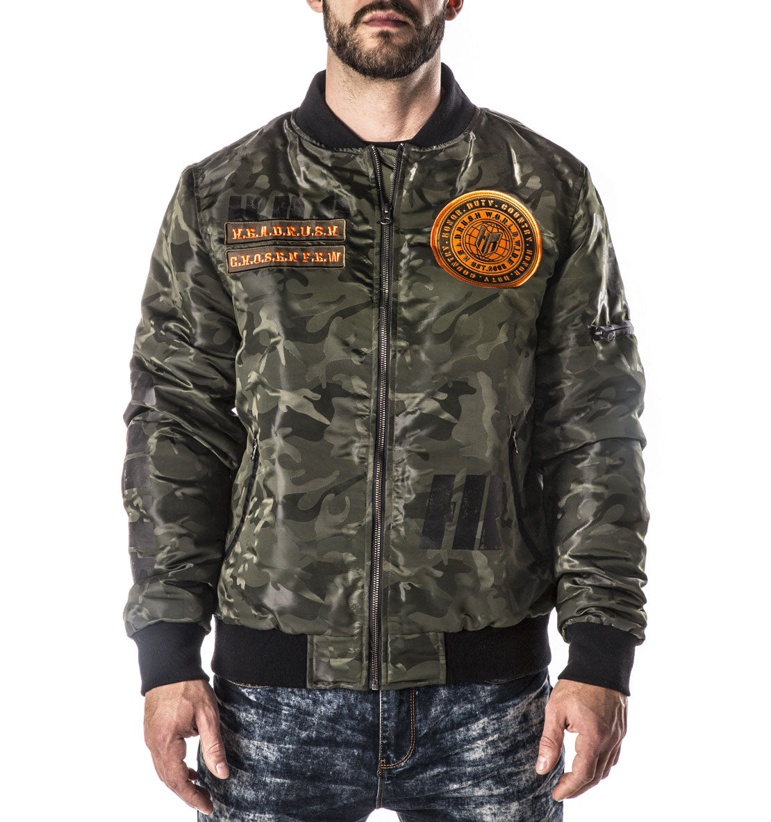 THE HONORED TO SERVE MENS BOMBER JACKET – HR Distribution
